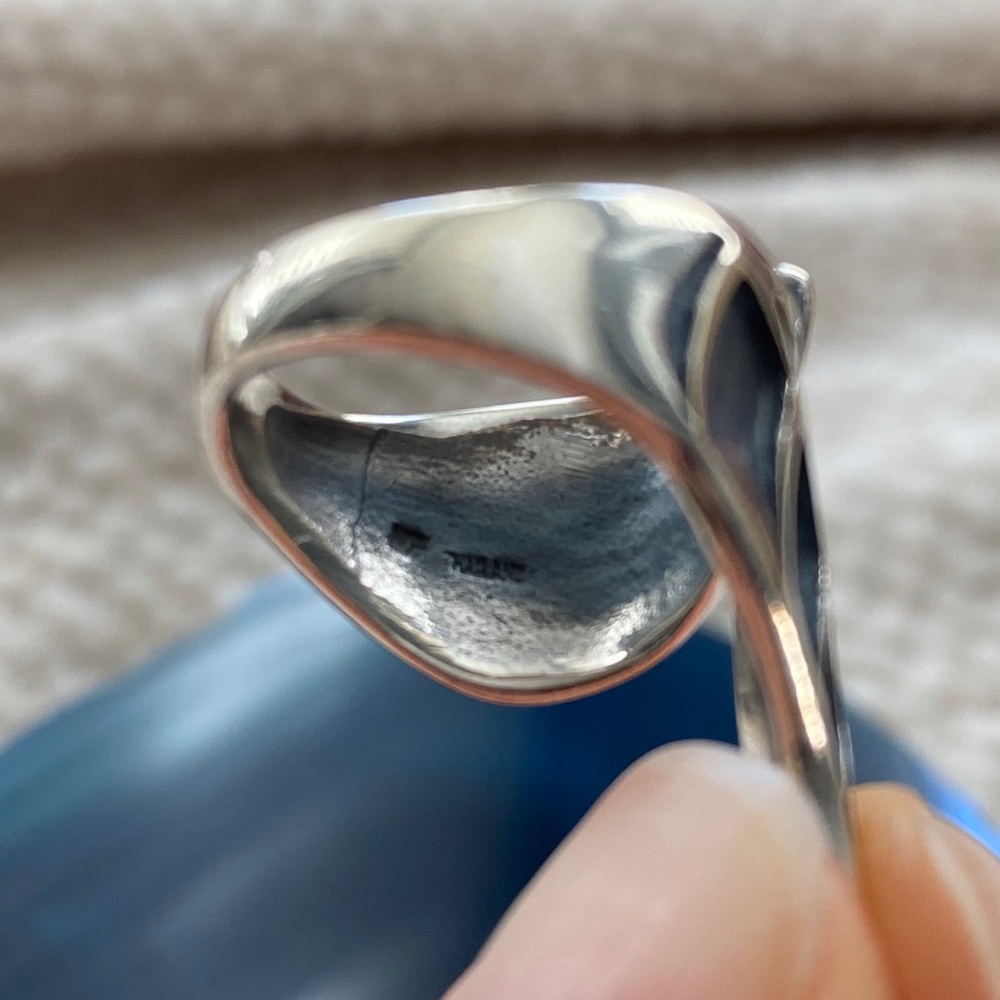 Intertwined Leaf Ring Sterling Silver - image 4